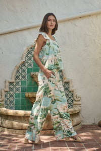Piti Town Snipy Wide Leg Pants