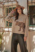 Jazara Leopard Knit Sweater