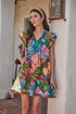 Novi Tropical Yodi Shift Mini Dress