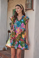Novi Tropical Yodi Shift Mini Dress
