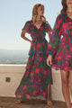 Kaeli Floral Amabel Tiered Maxi Dress