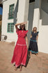 Solene Contrast Maxi Dress