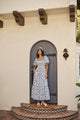 Veral Floral Berky Smocked Maxi Dress