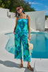 Blissy Tropical Hanie Flare Pants