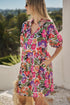 Rendal Floral Jesse Babydoll Mini Dress