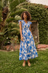 Merlin Tiered Midi Dress Glantis Floral