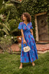 Shayna Floral Palmer Poplin Tiered Maxi Dress