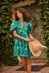 Jacey Babydoll Mini Dress Lomeli Floral