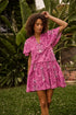 Rock A By Trapeze Mini Dress Floral