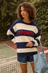 Sports Stripe Sweater