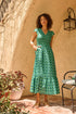 Liora Smocked Midi Dress Floral