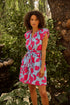 Olera Ruffle Mini Dress Floral