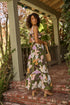 Silda Smocked Maxi Dress Passion Floral