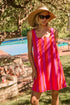 Zenica Shift Mini Dress Stripe