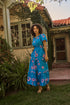 Palmer Poplin Tiered Maxi Dress Cosmic Poppy