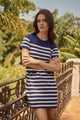 Ebie Striped Mini Dress