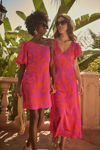 Vallie Floral Ritany Empire Maxi Dress