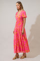 Hot Rod Floral Monaco Tiered Maxi Dress