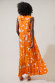 Tangerine Dream Bayla Deep V Maxi Dress
