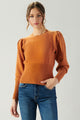 Sierra Puff Sleeve Ribbed Sweater