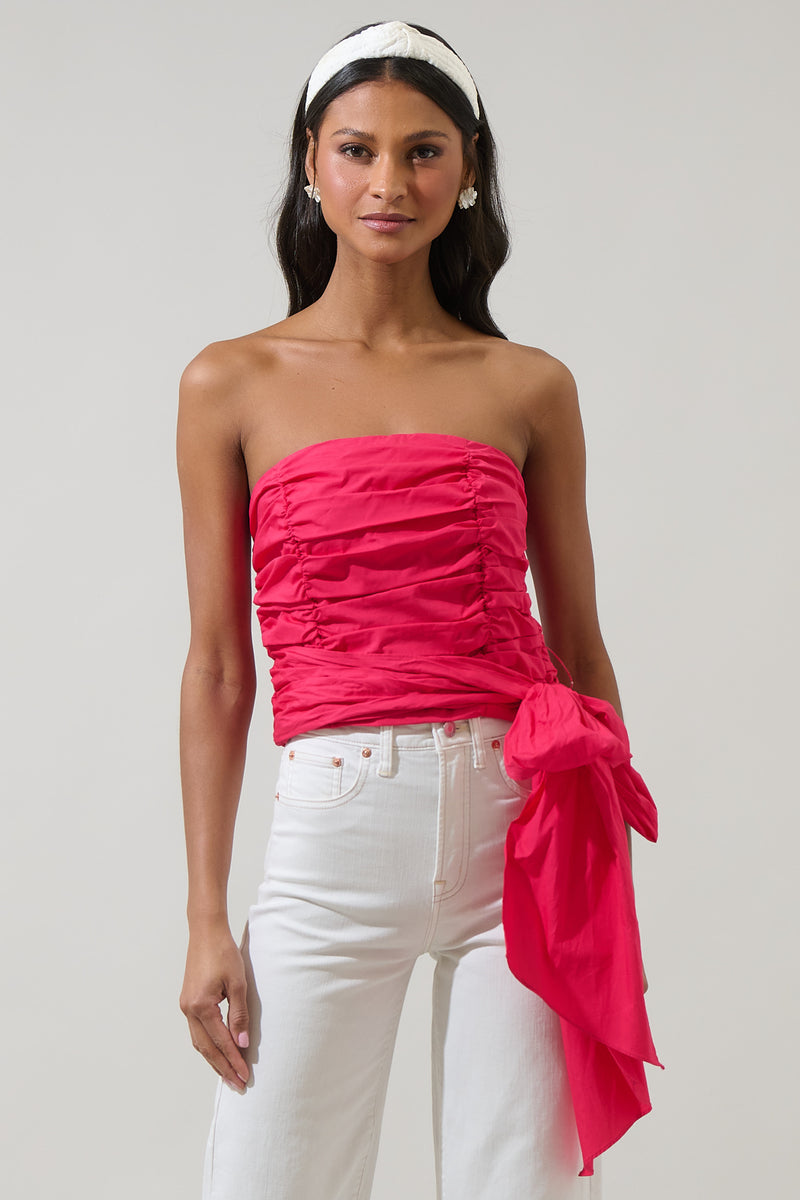 Isabel Ruched Tank Top – Sugarlips