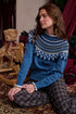 Julia Ruffle Fair Isle Sweater