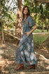 Alna Button Up Midi Dress Berlin Floral