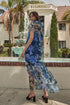 Ellery Floral Dime Organza Maxi Dress