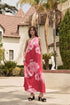 Glena Floral One Shoulder Maxi Dress