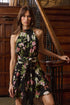 Mariena Ruffle Mini Dress Hollyhock