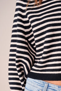 Walden Striped Oversized Sleeve Sweater