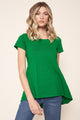 Maryam Tiered Cotton Knit Tunic Top