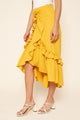 Flamenco Ruffled Midi Skirt