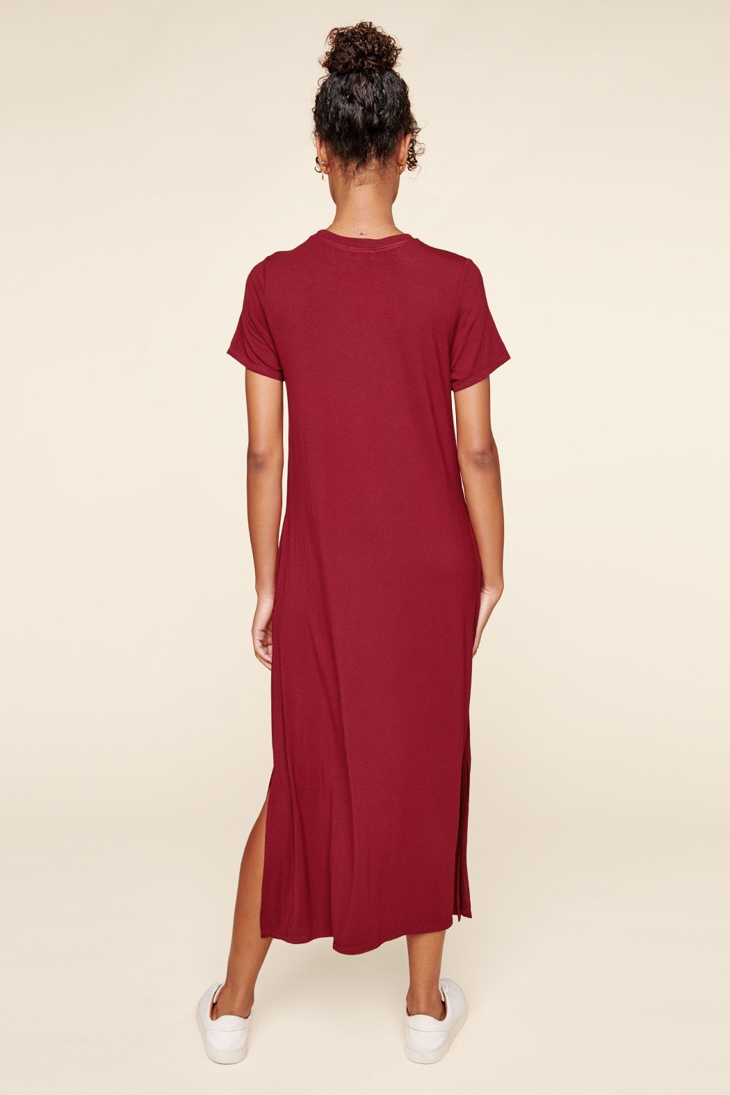 Joplin Shift Midi Jersey Knit T Shirt Dress Joplin Shift Midi Jersey Knit T Shirt Dress