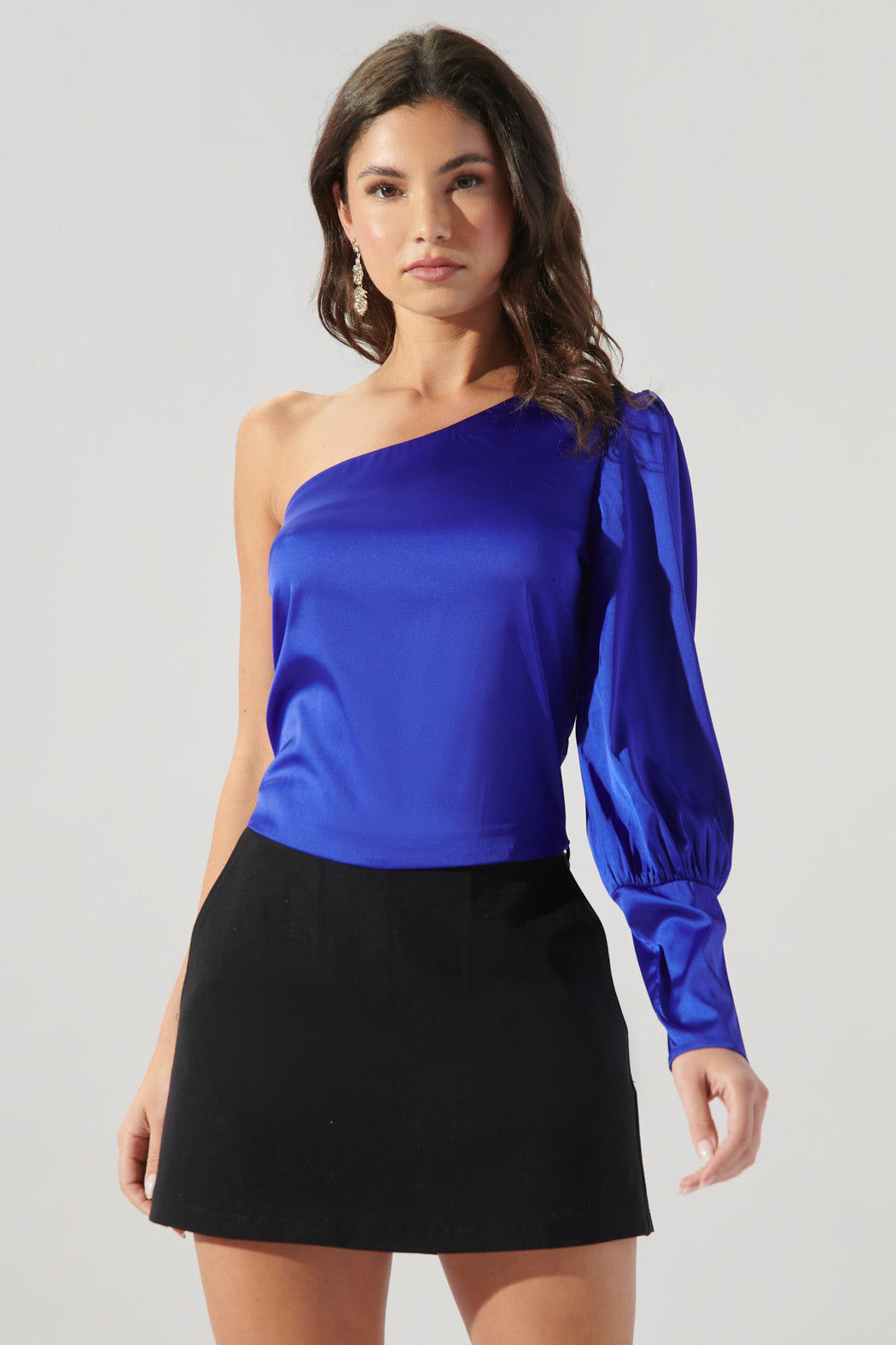 One Shoulder Tie Crop Top No Shoulders Asymmetric One Shoulder Top