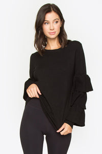 Archer Tiered Sleeve Sweater