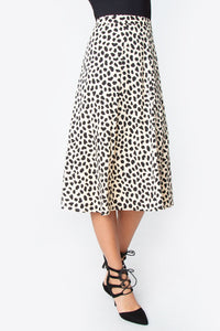 Foxy Leopard Midi Skirt