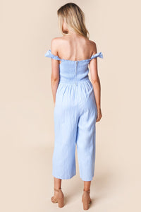 Never Been Kissed Ruffle Trim Jumpsuit