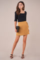 Golden Hour Mini Wrap Skirt