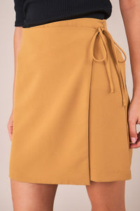 Golden Hour Mini Wrap Skirt