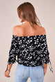 Ray Of Sunshine Floral Off The Shoulder Top