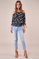 Ray Of Sunshine Floral Off The Shoulder Top