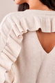 Kimoto Ruffle Detail Sweater