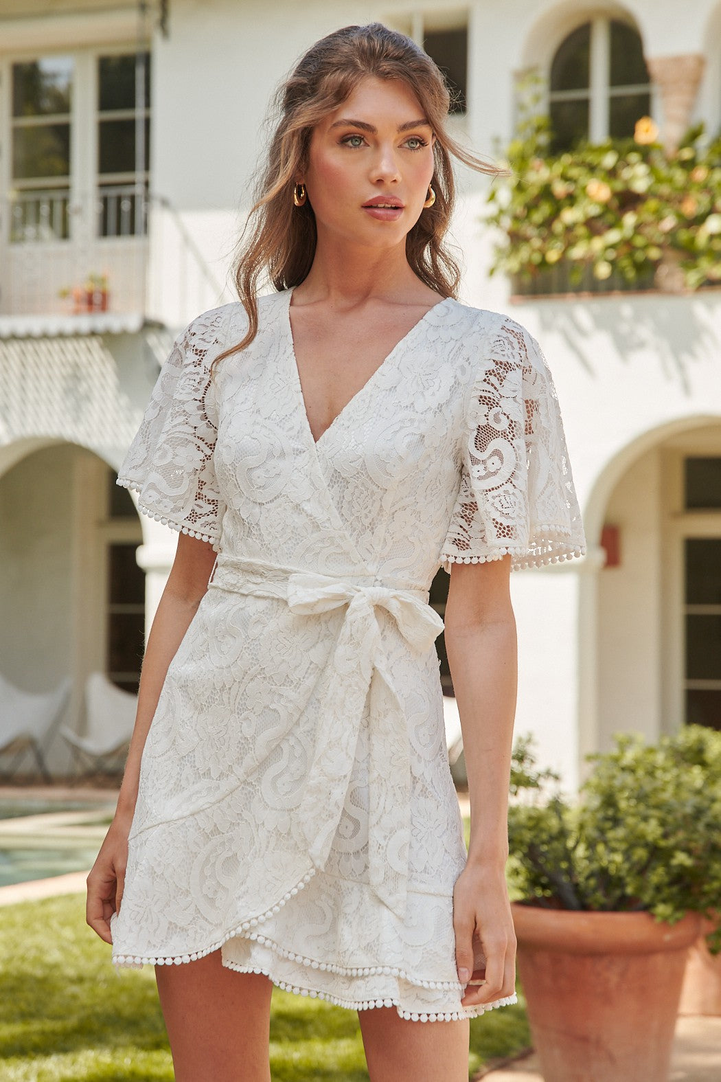 The Allure of Lace Wrap Dresses