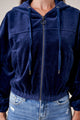 Atila Cropped Velour Jacket