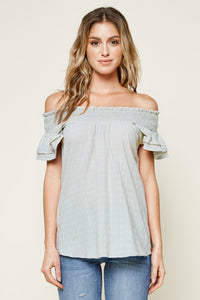 Not Your Average Short Sleeve Smocked Top
