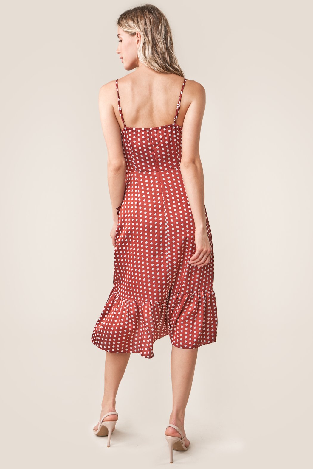 Pretty Woman Polka Dot Wrap Dress â Sugarlips