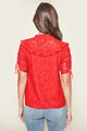 Lomitas High Neck Lace Blouse