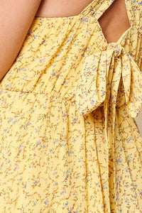Garden Dreams Floral Print Tiered Maxi Dress
