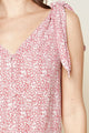 Elerie Sleeveless Floral Print Shoulder Tie Top